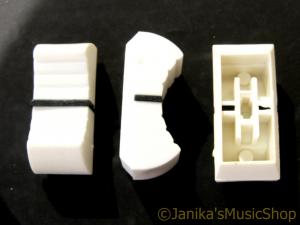 WHITE SLIDER POTENTIOMETER FADER MIXER KNOB